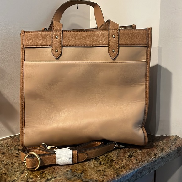 Brown/tan/white purse - Picture 2 of 5